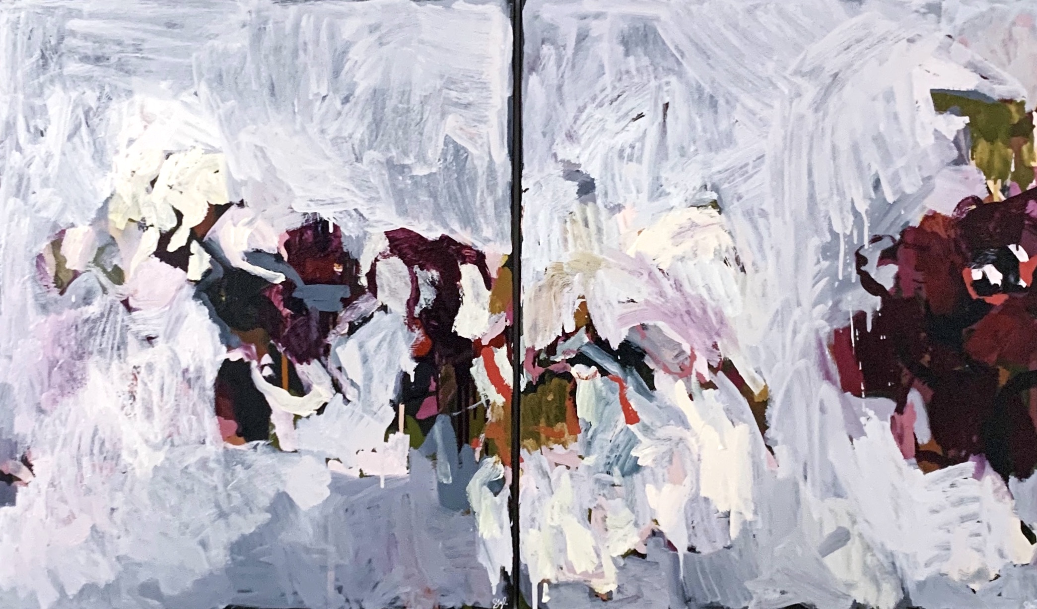 ‘We Can Fly’ Diptych — Oil on Canvas by Llewellyn